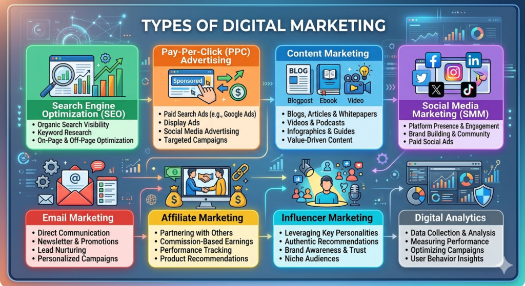 Types of Digital Marketing